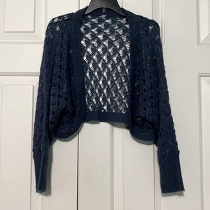 Dark blue shrug